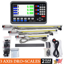 TOAUTO 3 Axis DRO + 3pc Linear Scales LCD Digital Readout Kit for Bridgeport,US picture