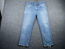 Vintage LEE Jeans Adult 34x29 Blue Straight Leg Distressed Grunge 90s Hip Mens picture