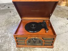 Crosley Rochester CR66 5-in-1 Record Player Turntable Cassette CD AM FM Radio picture