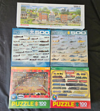 Lot of 5 EUROGRAPHICS Puzzles picture