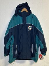 NWT Men’s 6 In 1 Miami Dolphins Jacket | Detachable Hood & Lining | Size XXL picture