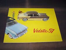 TOPRARITY Magnificent Brochure Simca Vedette Program from 1957 picture