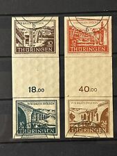 GERMANY, SOVIET ZONE (THURINGEN) 1946 Gutter Pairs Le picture