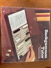 Backgammon Tutor 1974 Used-complete Good Condition  picture