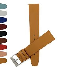  Swappable Quick Release Leather Watch Band for Skagen, Pushpin Fit, 12mm - 22mm picture