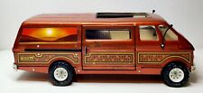 Vintage 1970's Tonka Mighty Custom Van 3985 Pull & Sliding Door Pressed Steel picture
