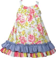 NWT Bonnie Jean Girls Vintage Style Print Dress Sleeveless - Size 5 picture