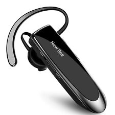 NEW BEE Bluetooth5.0 Headset Hands-Free Trucker Earpiece Noise-Cancell Headphone picture