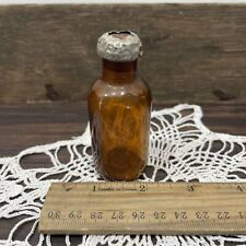 Antique Vintage S1845 Franklin Producy Bottle Metal Cap And Cork Intact picture
