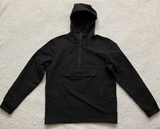 The North Face Tekno Ridge Hoodie L Black Anorak Jacket 1/4 1/2 Zip NF0A3SPE picture