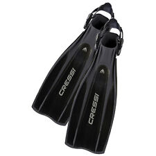 Used Cressi Pro Light Open Heel Scuba Dive Fins - Black, Size: Medium/Large picture