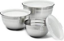 Cuisinart Mixing Bowl Set, Stainless Steel, 3-Piece, CTG-00-SMB picture