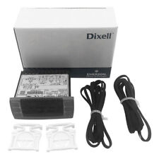 Dixell Temperature Controller XR06CX-4N1F1 w/ 2pcs probes & brackets black panel picture