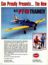 Cox PT-19 Trainer RC Airplane Print Ad Wall Art Decor picture