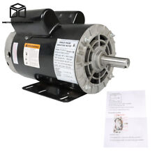 5 HP Compressor Duty Electric Motor 1 Phase 3450 RPM 56HZ Frame 7/8