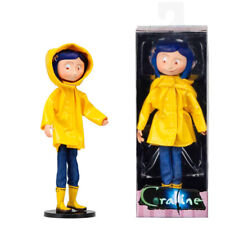 Hot Bendy Coraline Action Figure Model Doll Yellow Raincoat Ver Collection picture