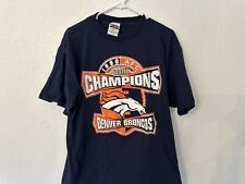 Vtg 1998 Denver Broncos Logo Athletic AFC Super Bowl XXXII Champions T-Shirt X picture