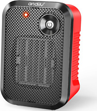 Andily 500W Space Electric Small Heater for Home&Office Indoor Use on Desk with  picture