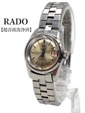 Rado Green Horse Watch Automatic Men's Silver Dial Swiss Made Round Vintage picture