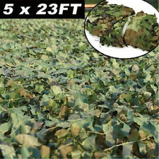 5x23FT Camouflage Netting Camo Army Net Woodland Camping Hunting Cover Shade US picture