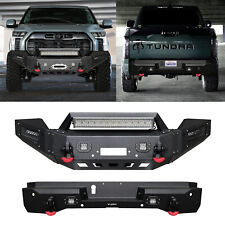Vijay Front & Rear Bumper with LED light & D-ring for 2022-2023 Toyota Tundra picture