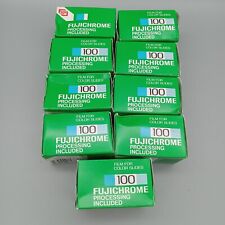 Fuji Fujichrome ISO 100 Color Reversal Slide Film 24 Exp x 9 Rolls  Expired 6/94 picture