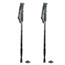 Pair of 2 Trekking Walking Hiking Sticks Anti-shock Adjustable Alpenstock Poles picture