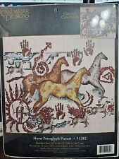 Candamar Designs - Horse Petroglyph Picture - Counted Cross Stitch Kit 51282 New picture