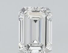 Lab-Created Diamond 1.03 Ct Emerald F VVS2 Quality Excellent Cut IGI Certified picture