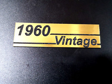 Logo 1960 vintage or any LEAD SERIES amp guitars Gold clr 85 mm = 3.35 inch picture