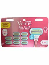 Venus Extra Smooth Razor Blade Cartridges 8Ct NEW SEALED PACK picture