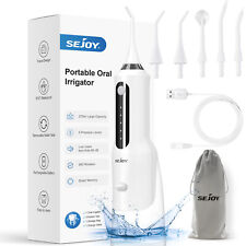 SEJOY Water Flosser Cordless Dental Oral Irrigator 5 Jet Tips 5 Cleaning Modes picture