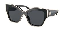 Tory Burch Sunglasses TY 7184U 192987 54mm Black With Ivory Piping picture