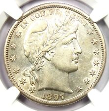 1897-S Barber Half Dollar 50C Coin - Certified NGC XF45 (EF45) - Looks AU picture