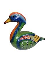  Vintage Hand Painted Paper Mache Duck~Country~Farmhouse  picture