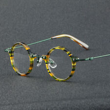 Retro Small Round Reading Glasses Japanese Readers Acetate Eyeglass Frames 39 mm picture