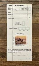WTDstamps - 1988 OREGON - State Duck Stamp - MNH **HUNTER TYPE** picture