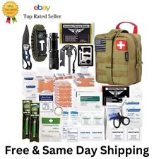 EVERLIT 250 Pieces Survival First Aid Kit IFAK EMT Molle Pouch Survival Kit-Camo picture