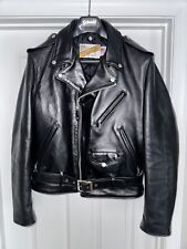 Schott Perfecto Motorcycle Leather Jacket Size 38 Made in USA picture
