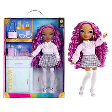 Rainbow High Lilac Purple Fashion Doll in Fashionable Outfit, Glasses picture