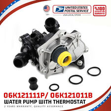 06K121111P New OEM Water Pump With Thermostat For VW Jetta Passat 1.8T 2.0T picture
