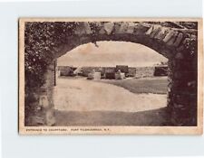 Postcard Entrance to Courtyard Fort Ticonderoga New York USA North America picture