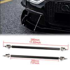 2pcs Universal Car Bumper Lip Splitter Carbon Rod Strut Tie Bar Support 20CM picture