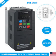 ATO Variable Frequency Drive Inverter VFD 5HP 3.7KW 19A 220V Single  to 3 Phase picture