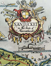 Antique 1926 Map of Nantucket by Tony Sarg picture