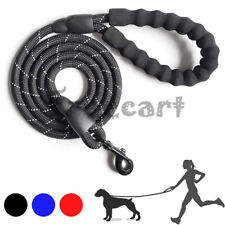 5FT Dog Leash Large Pet Rope Heavy Duty Reflective Nylon Lead with Padded Handle picture