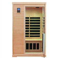 Marza Indoor Far Infrared Sauna Cabinet for 2 Persons Hemlock Detox Spa 1750W picture