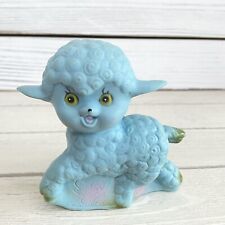 Vintage Stahlwood Rubber Baby Toy Blue Lamb Sheep Squeaky Rare Anthropomorphic ￼ picture