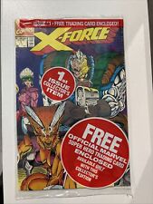 X-Force # 1 NM  SEALED Poly Bag Marvel Comic Book DEADPOOL CARD picture