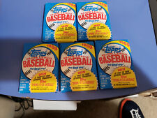 Five Unopened 1989 Topps Baseball Card Wax Packs picture